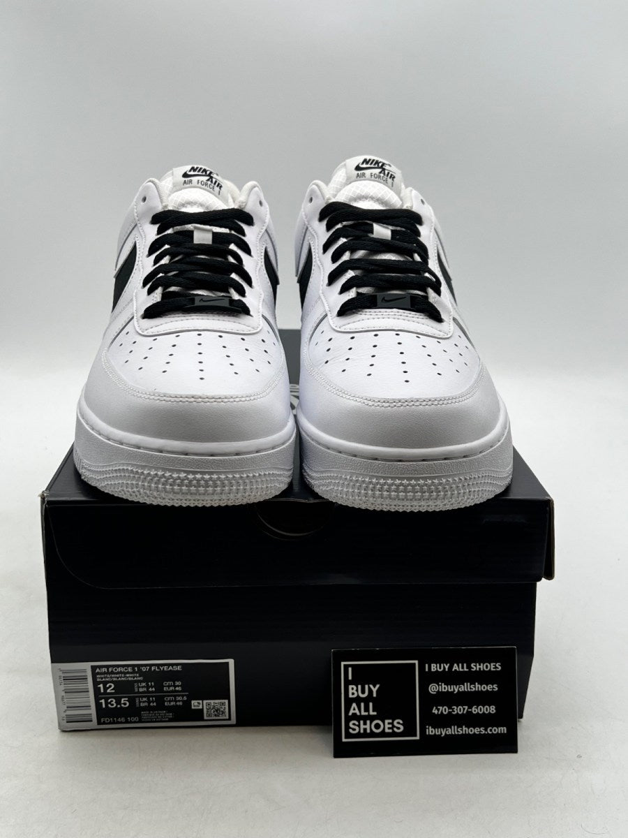 Nike Air Force 1 Low Flyease White 12 (Lightly Worn Pre-Owned) - Image 2