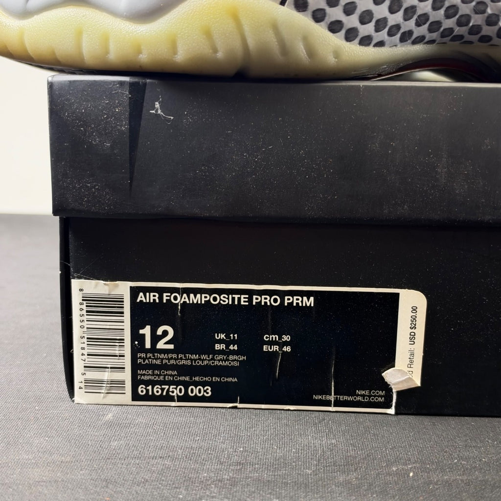 Nike Air Foamposite Pro Pure Platinum (Size 12) - Image 4