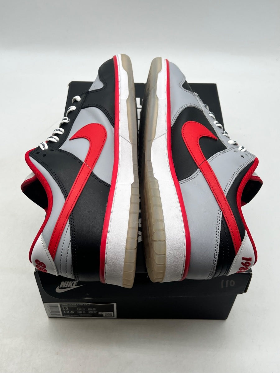 Nike Dunk Low Clark Atlanta University 12 (Lightly Worn Pre-Owned)NikeBlack/Classic Charcoal/White-Team Scarlet - Image 9