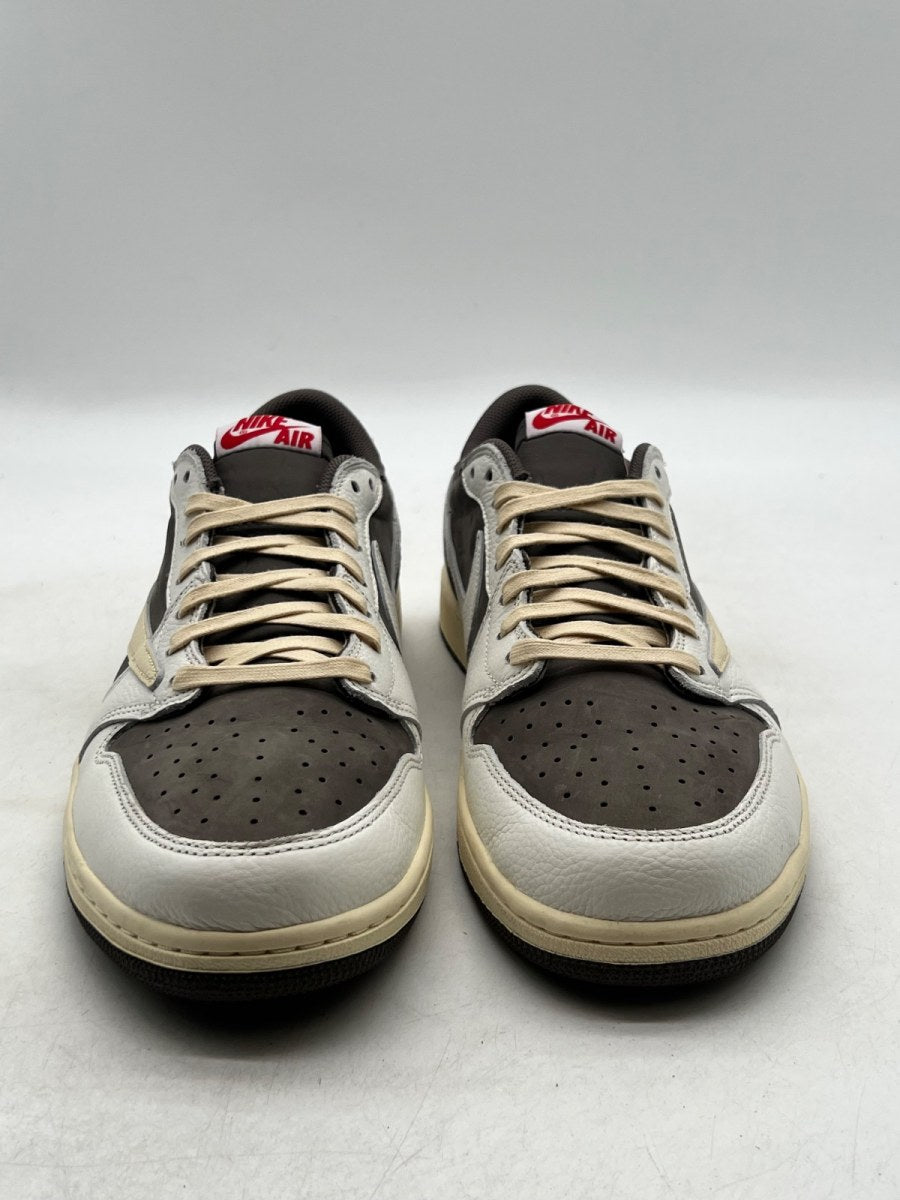 Jordan 1 Retro Low OG SP Travis Scott Reverse Mocha 13 (Lightly Worn Pre-Owned)JordanSail/University Red-Ridgerock - Image 2