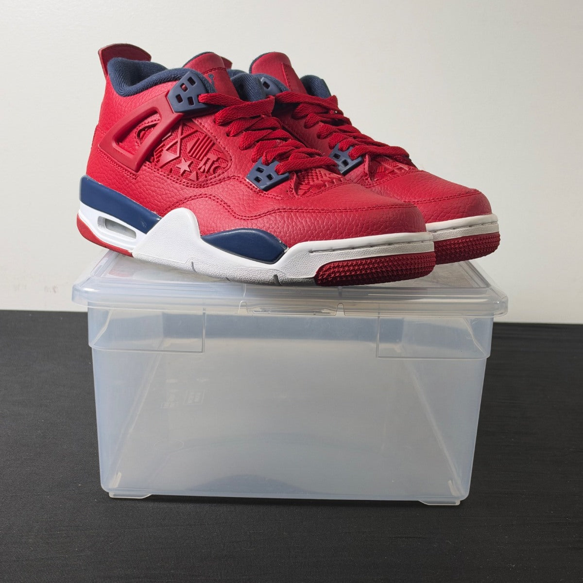 Jordan 4 Retro FIBA (2019) (GS) (Size 6.5Y) - Image 1