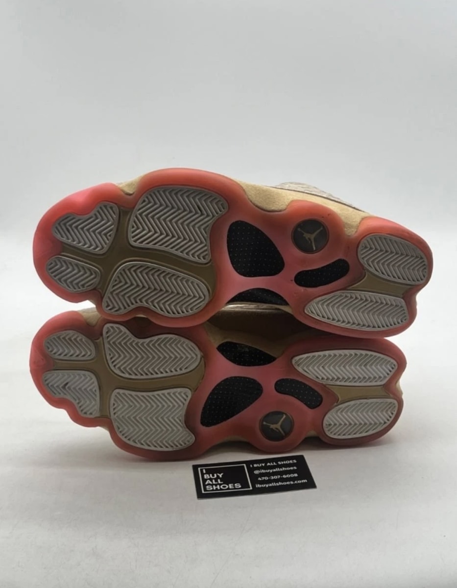 Jordan 13 Retro Chinese New Year (2020) 10.5 (Moderately Worn Pre-Owned)JordanPale Ivory/Black-Digital Pink-Club Gold - Image 7