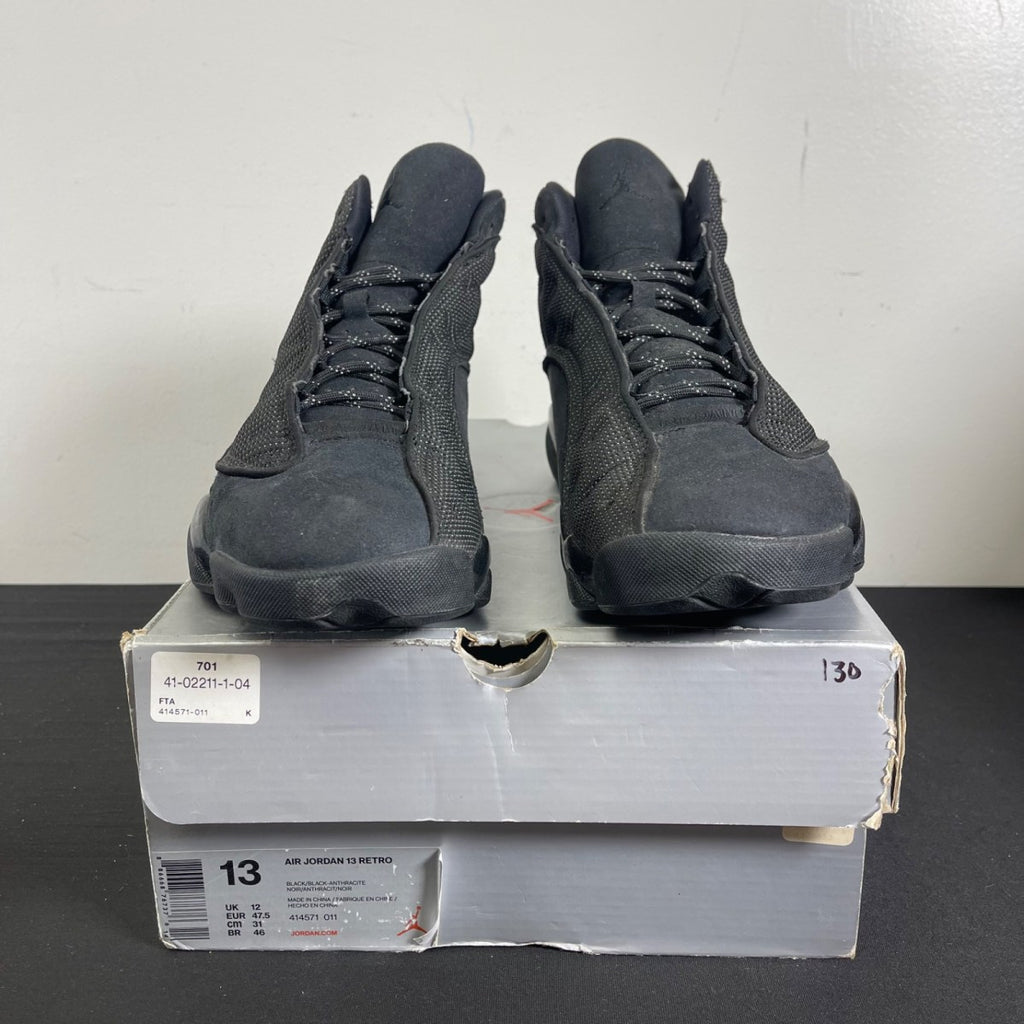Jordan 13 Retro Black Cat 13 (Moderately Worn Pre-Owned)JordanBlack/Anthracite-Black - Image 2
