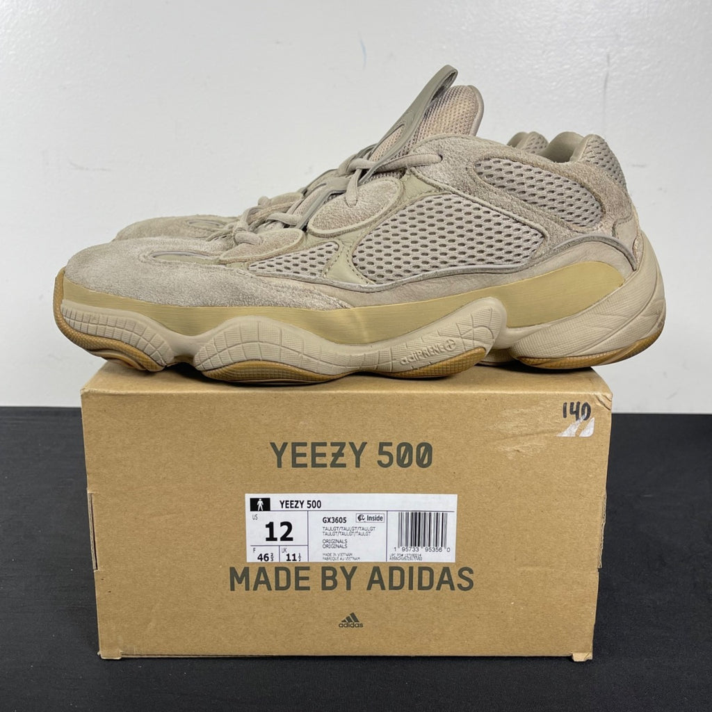 adidas Yeezy 500 Taupe Light 12 (Moderately Worn Pre-Owned)adidasTaupe Light/Taupe Light/Taupe Light - Image 3