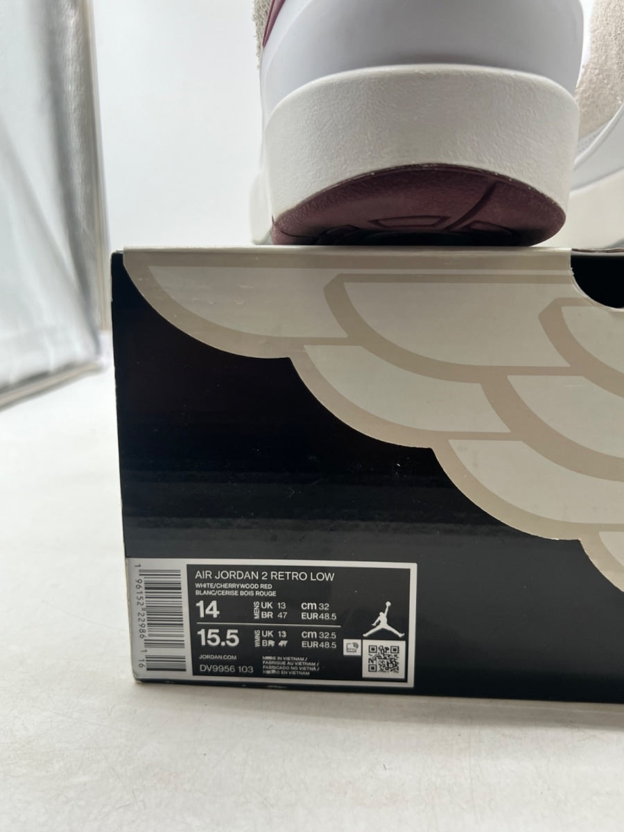 Jordan 2 Retro Low Cherrywood 14 (Lightly Worn Pre-Owned) - Image 4