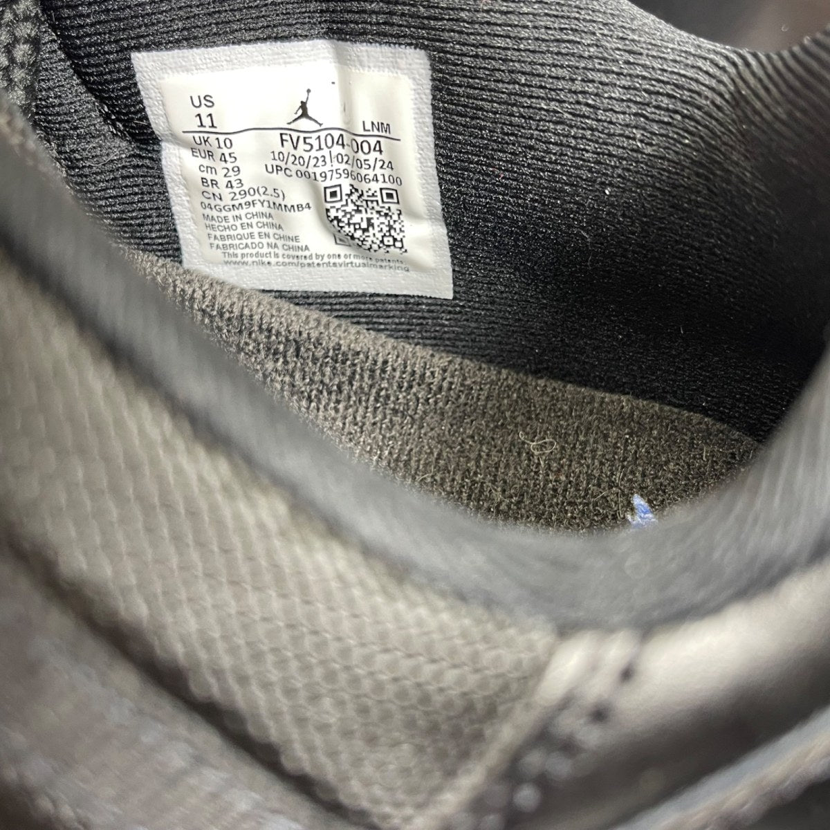 Jordan 11 Retro Low Space Jam 11 (Lightly Worn Pre-Owned)JordanBlack/Varsity Royal/White - Image 6