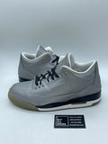 Jordan 3 Retro 5Lab3 Silver 13 (Moderately Worn Pre-Owned) - Image 1