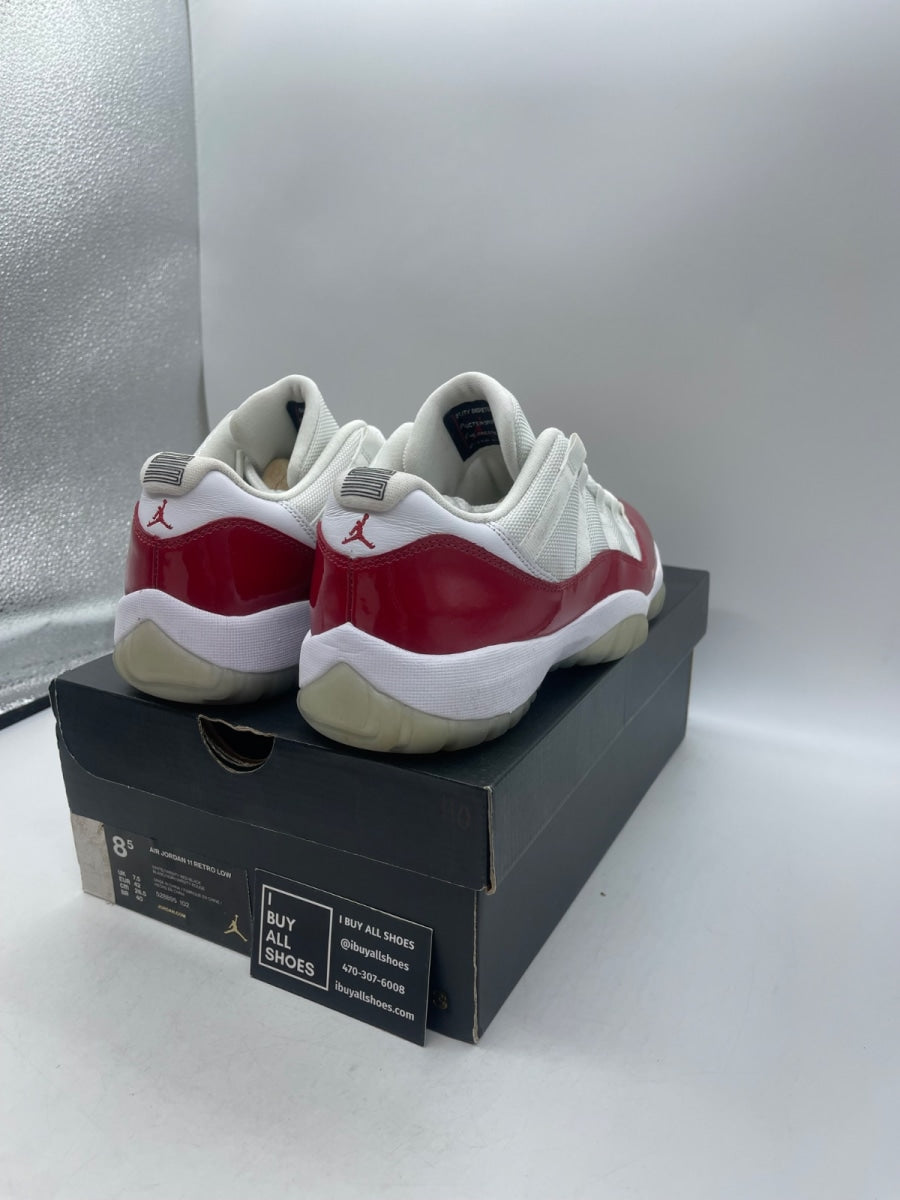 Jordan 11 Retro Low Cherry (2016) 8.5 (Moderately Worn Pre-Owned)
