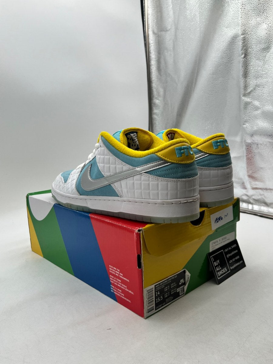 Nike SB Dunk Low FTC Lagoon Pulse 14 (Lightly Worn Pre-Owned) - Image 4