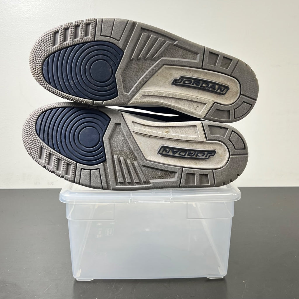 Jordan 3 Retro Georgetown (2021) 11.5 (Lightly Worn Pre-Owned)JordanMidnight Navy/Cement Grey-White - Image 5