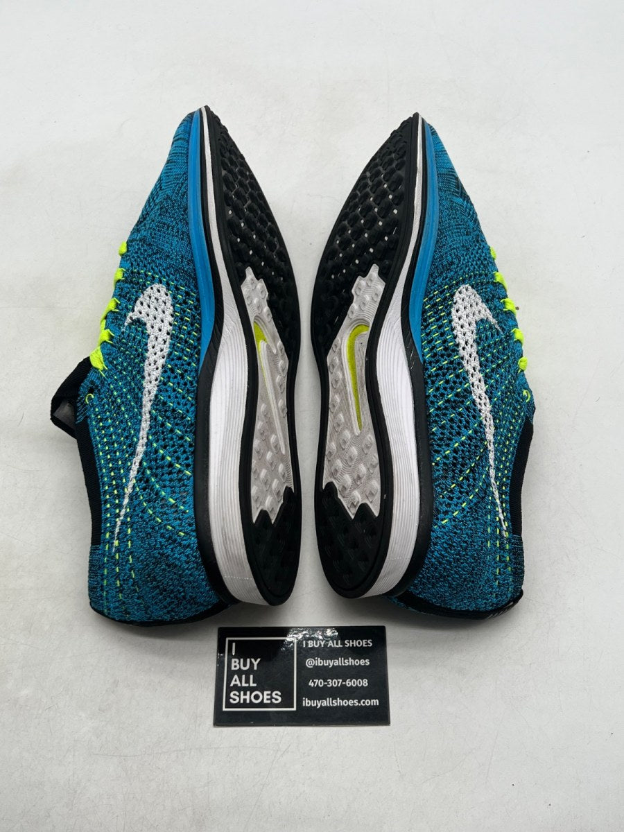 Nike Flyknit Racer Blue Cactus 12 (VNDS Pre-Owned) - Image 6