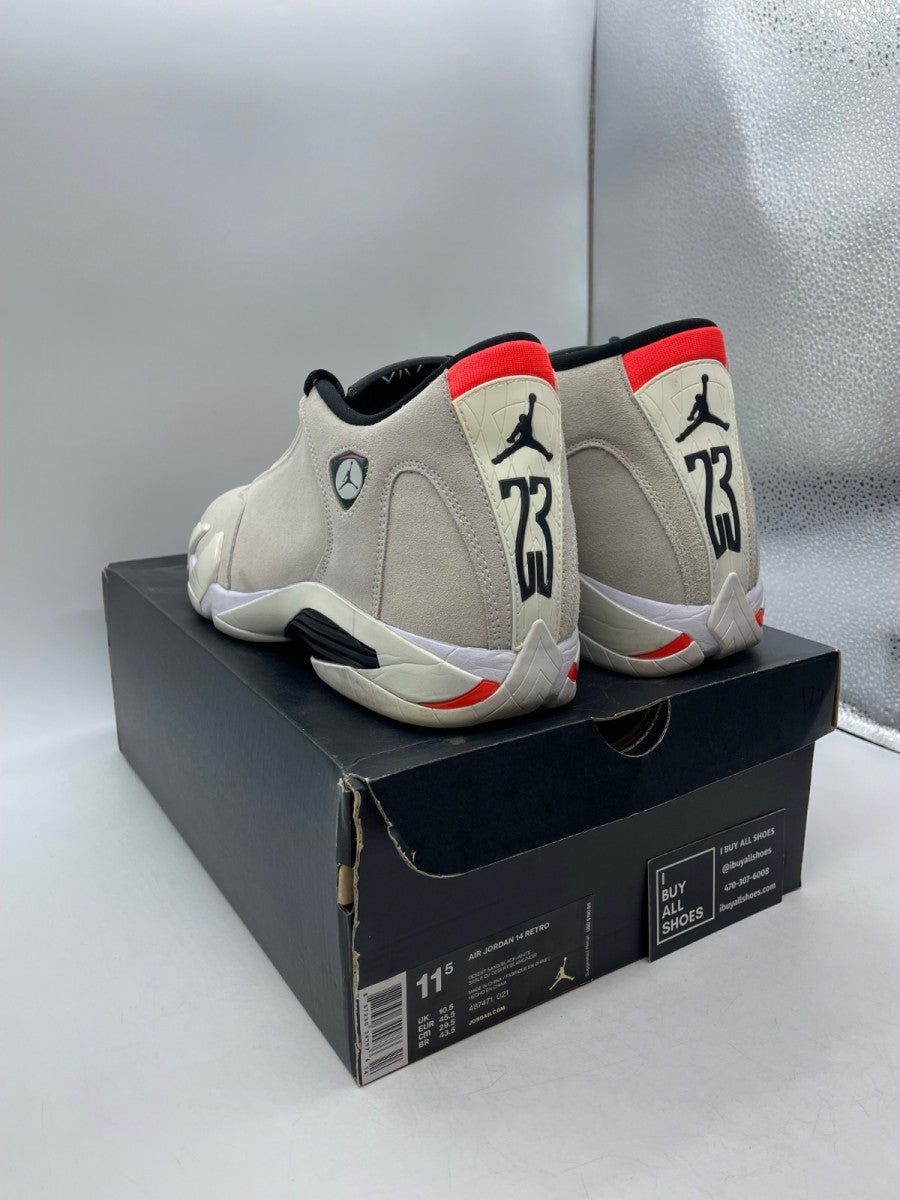 Jordan 14 Retro Desert Sand 11.5 (Heavily Worn Pre-Owned) - Image 4