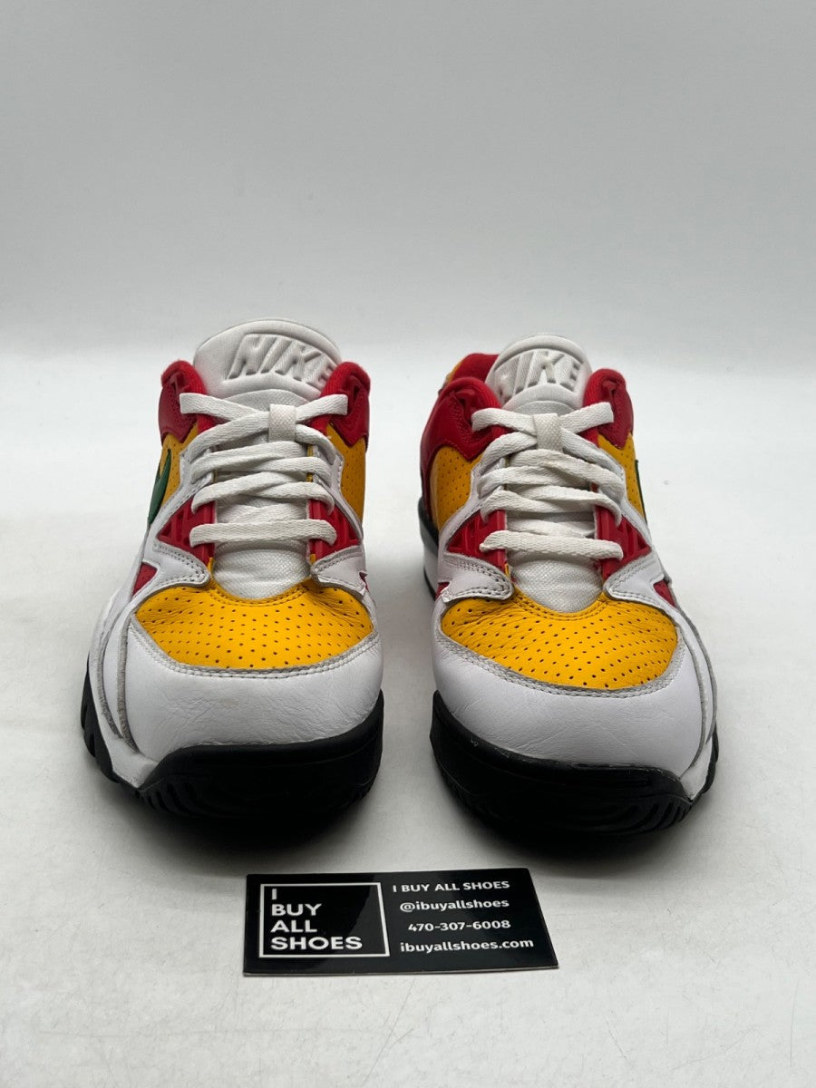 Nike Cross Trainer Low Supreme White Yellow Red 10 (Lightly Worn Pre-Owned) - Image 2