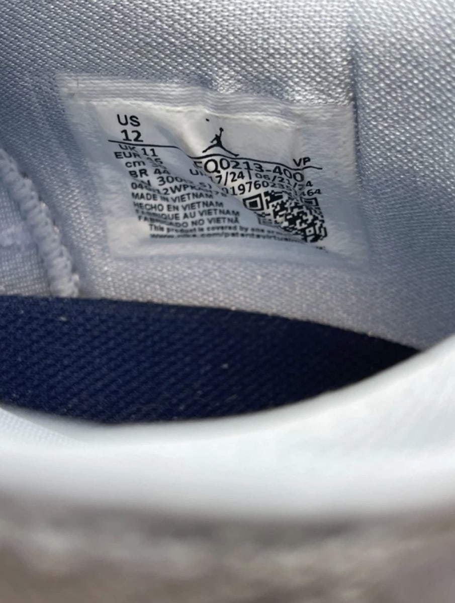 Jordan 39 Half Blue 12 (Moderately Worn Pre-Owned)JordanHalf Blue/Midnight Navy - Image 8