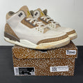 Jordan 3 Retro Palomino 11.5 (Moderately Worn Pre-Owned)JordanLight Orewood Brown/Metallic Gold/Light British Tan/Palomino - Image 1