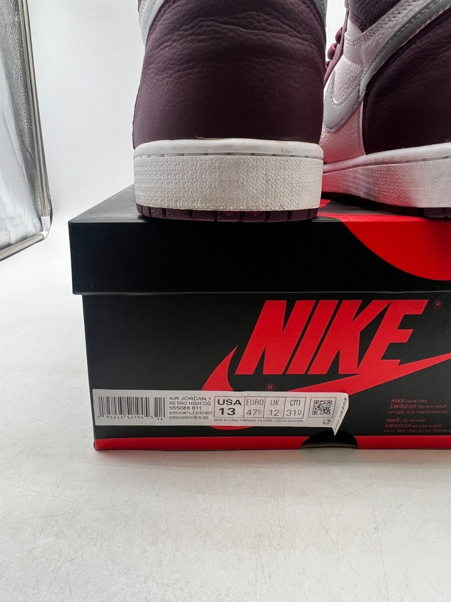 Jordan 1 Retro High OG Bordeaux 13 (Lightly Worn Pre-Owned) - Image 4