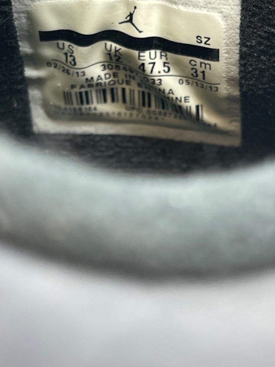 Jordan 4 Retro Green Glow 13 (Heavily Worn Pre-Owned) - Image 8