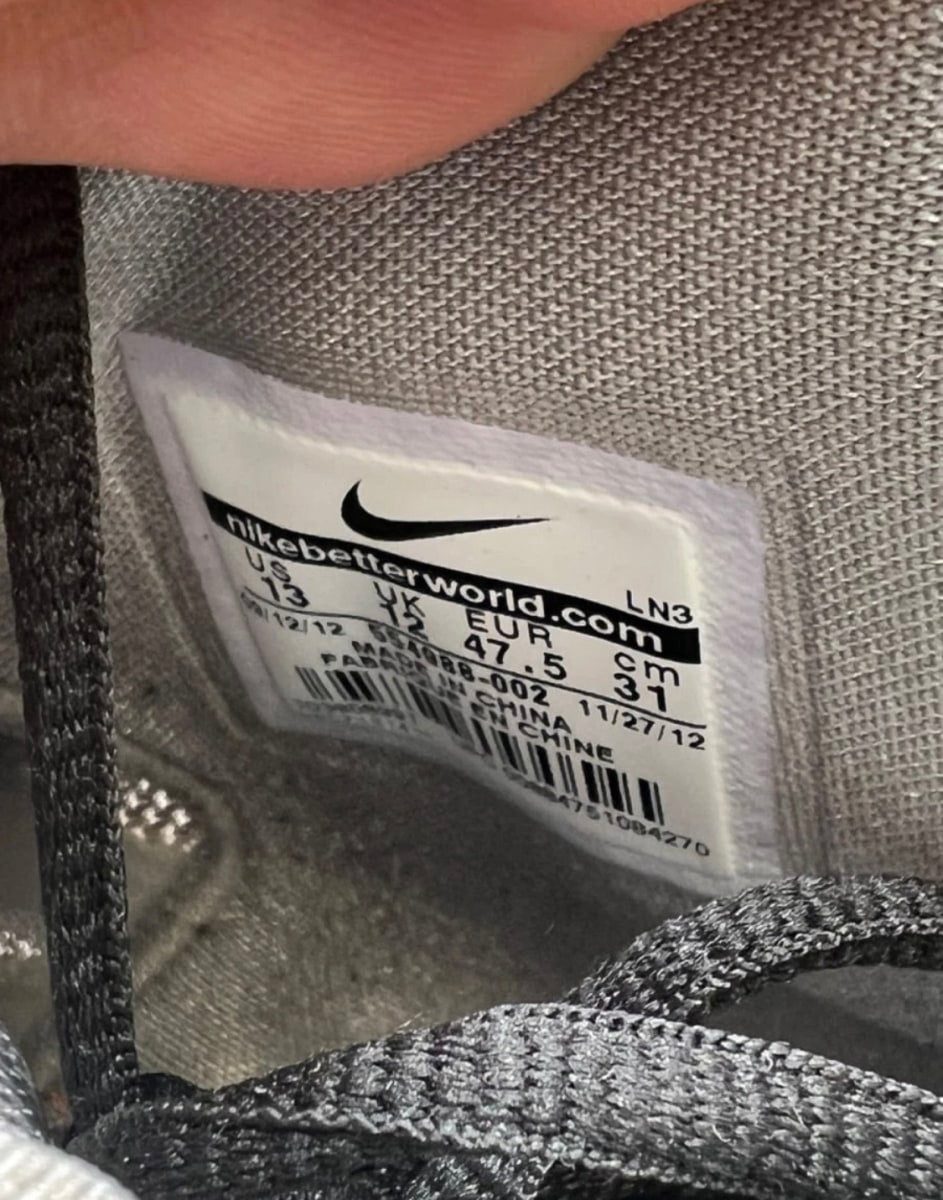 Nike KD 5 Texas 13 (Moderately Worn Pre-Owned)NikeMetallic Silver/Desert Orange-Sport Grey - Image 7