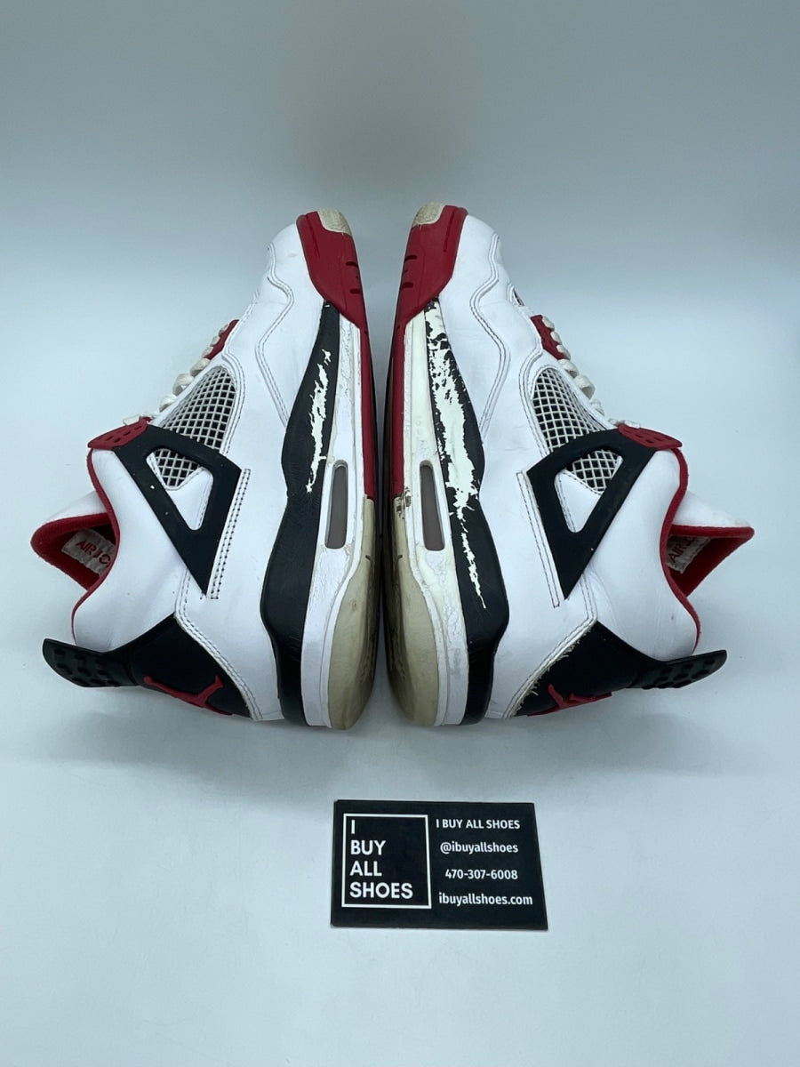Jordan 4 Retro Fire Red (2012) 10 (Heavily Worn Pre-Owned) - Image 6