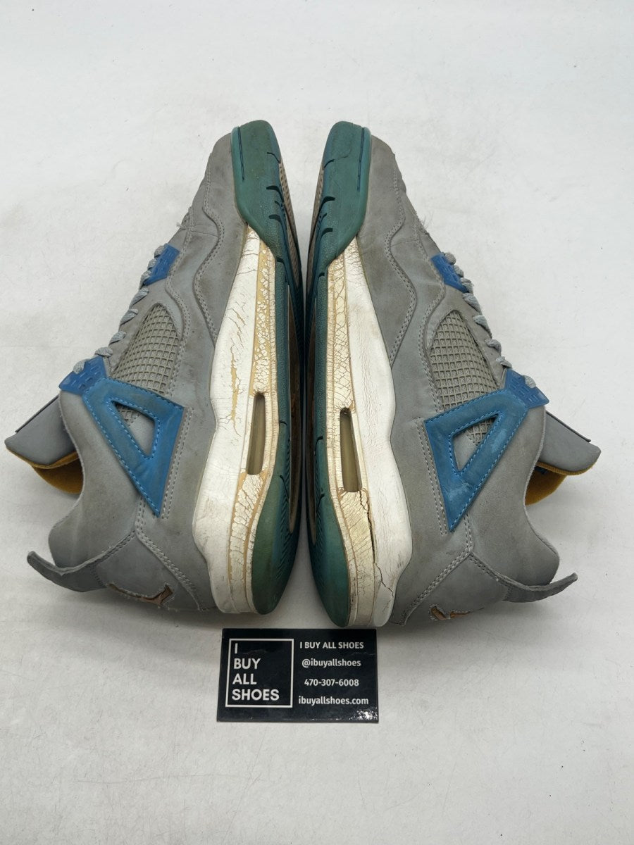 Jordan 4 Retro Mist Blue 11 (Heavily Worn Pre-Owned) - Image 6
