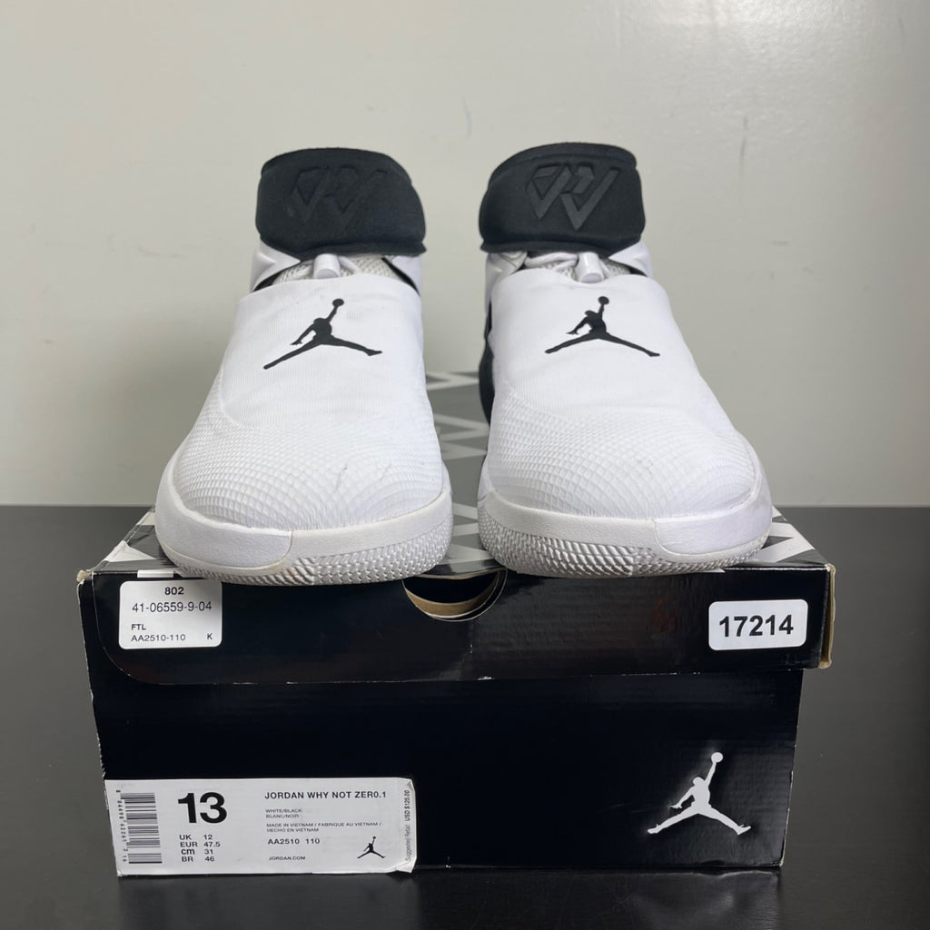 Jordan Why Not Zer0.1 2-Way 13 (Moderately Worn Pre-Owned)JordanWhite/Black - Image 2