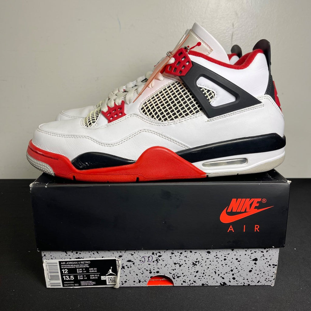 Jordan 4 Retro Fire Red (2020) (Size 12) - aux