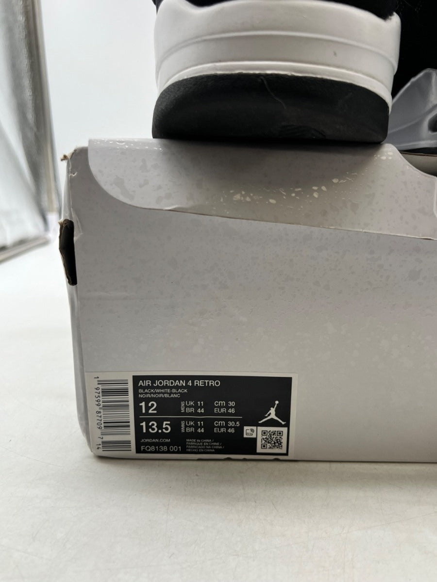 Jordan 4 Retro White Thunder 12 (Lightly Worn Pre-Owned) - Image 6