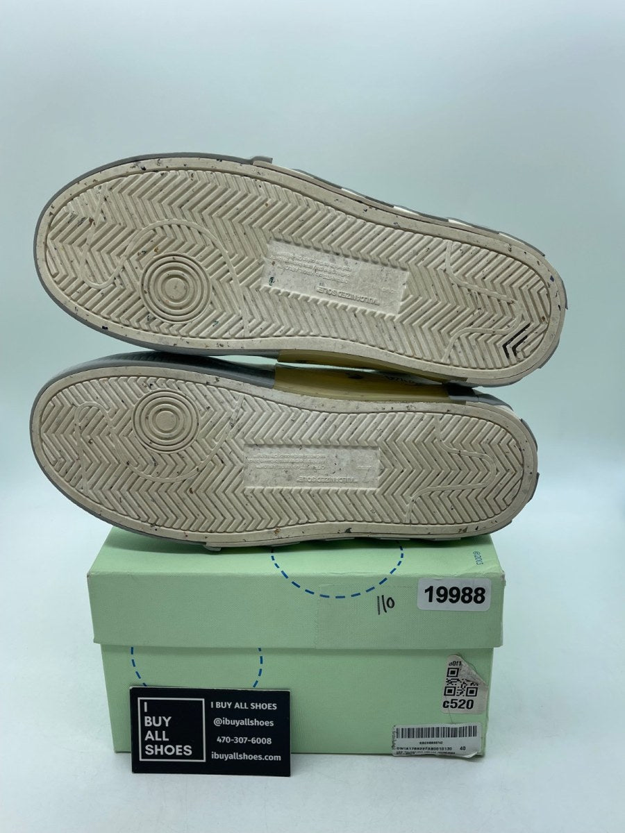 OFF-WHITE Vulc Low Canvas White Light Pink Grey 40 (Moderately Worn Pre-Owned) - Image 7
