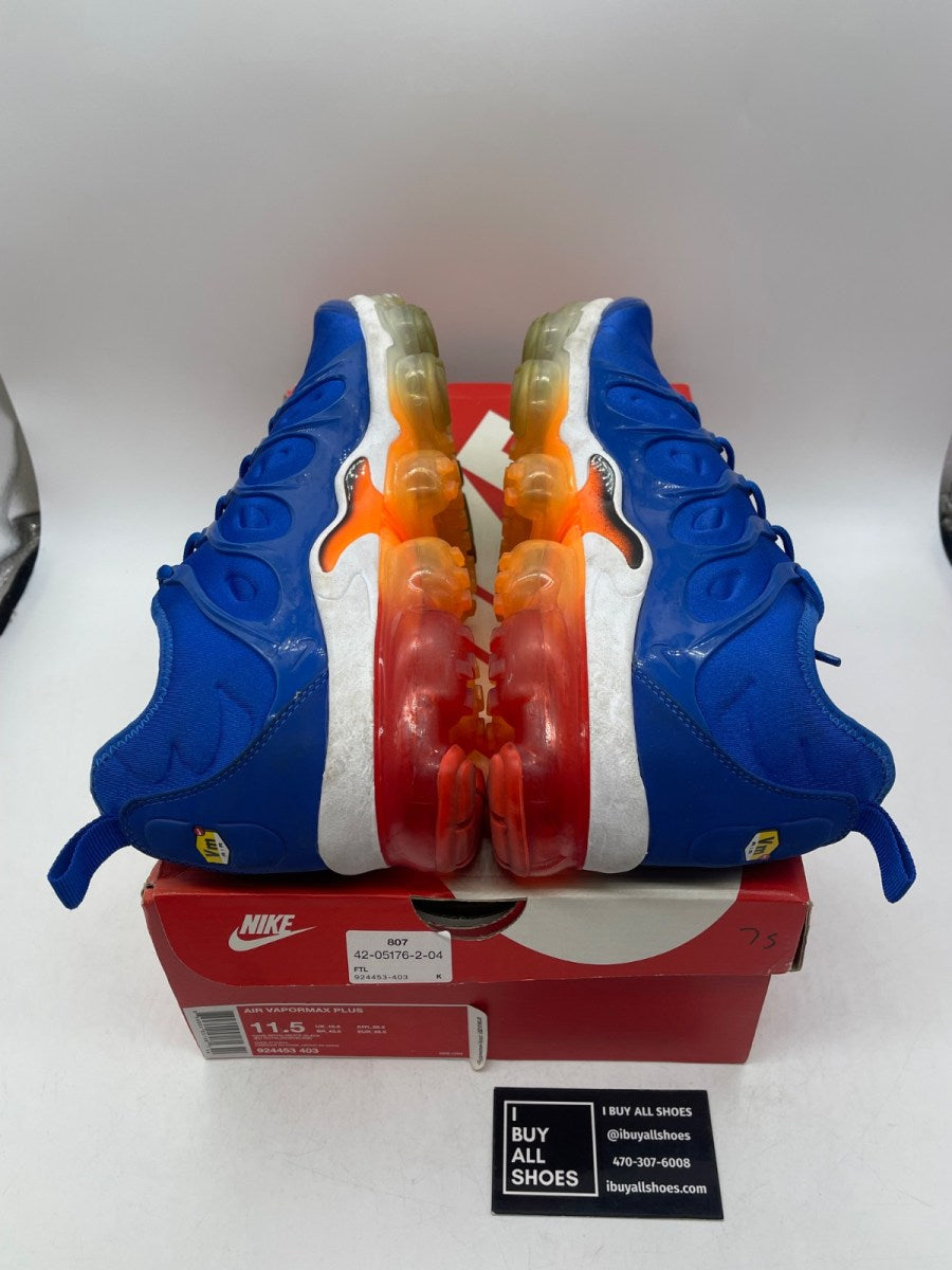 Nike Air VaporMax Plus Game Royal 11.5 (Moderately Worn Pre-Owned)