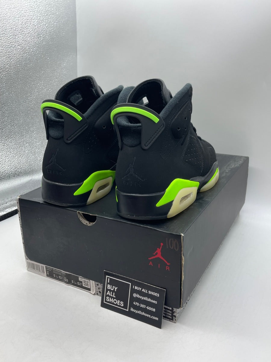 Jordan 6 Retro Electric Green 8 (Moderately Worn Pre-Owned) - Image 5