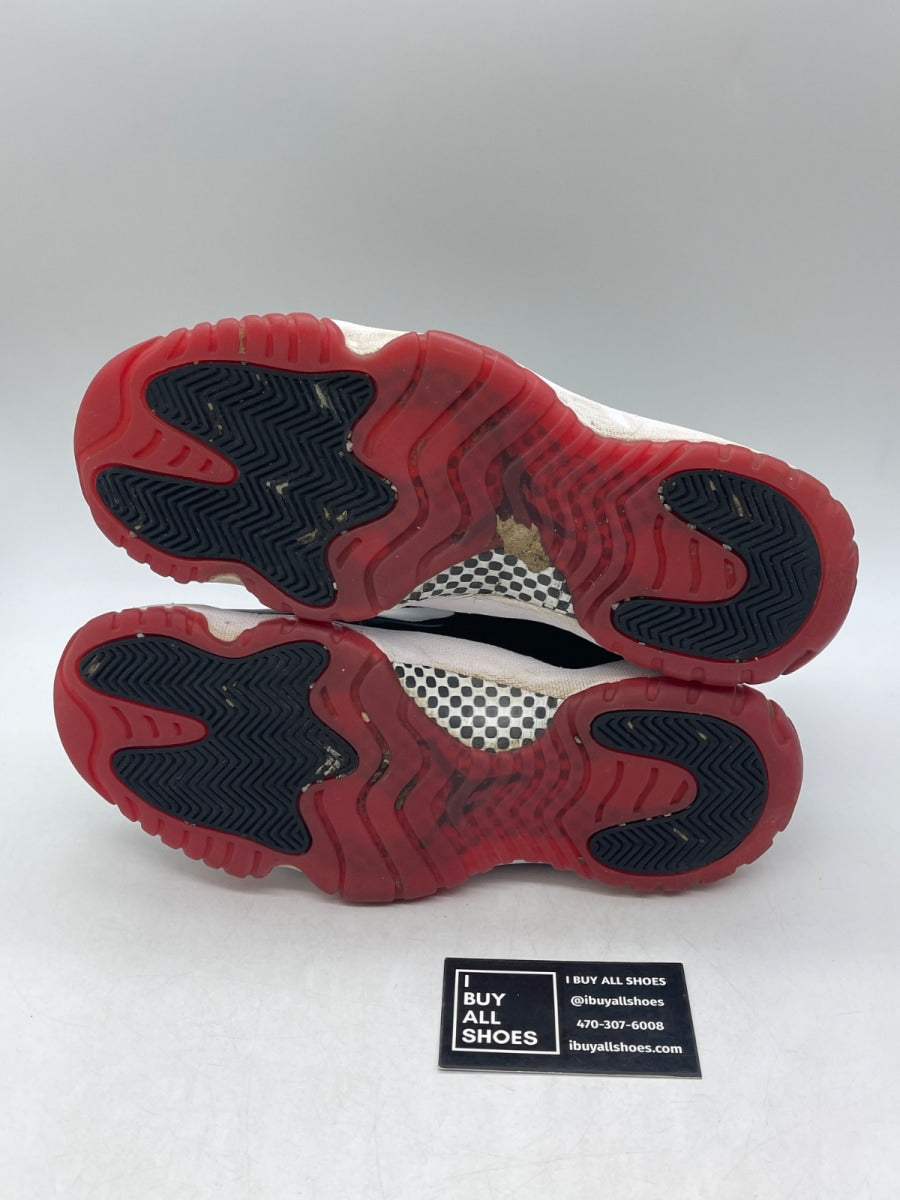 Jordan 11 Retro Playoffs Bred (2019) 9.5 (Heavily Worn Pre-Owned) - Image 7
