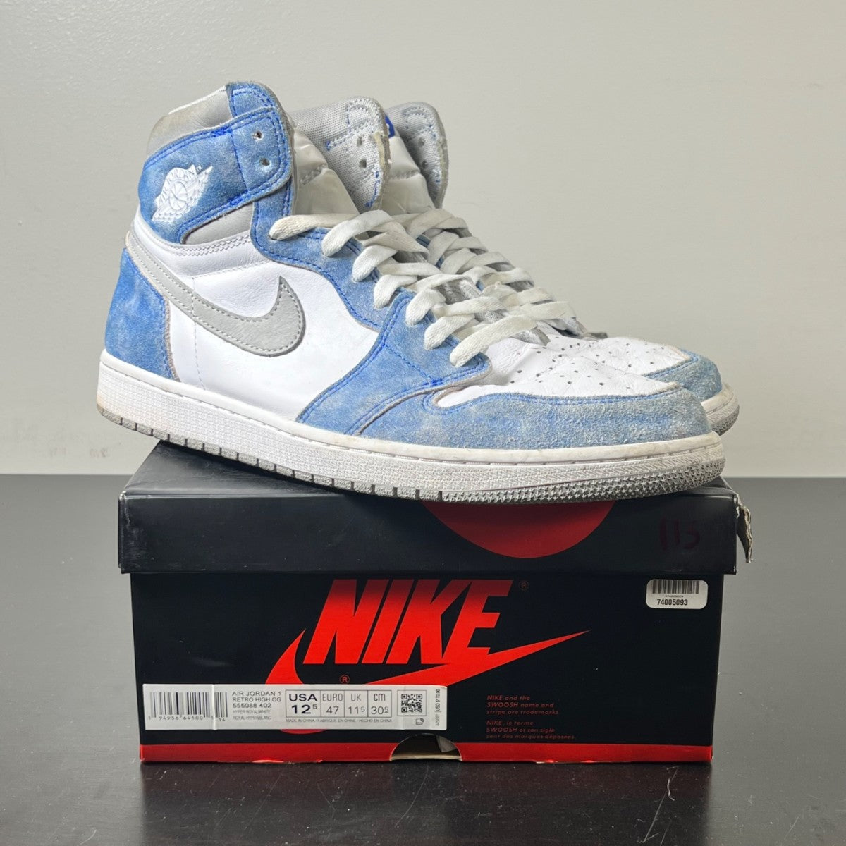 Jordan 1 Retro High OG Hyper Royal (Size 12.5) - Image 1