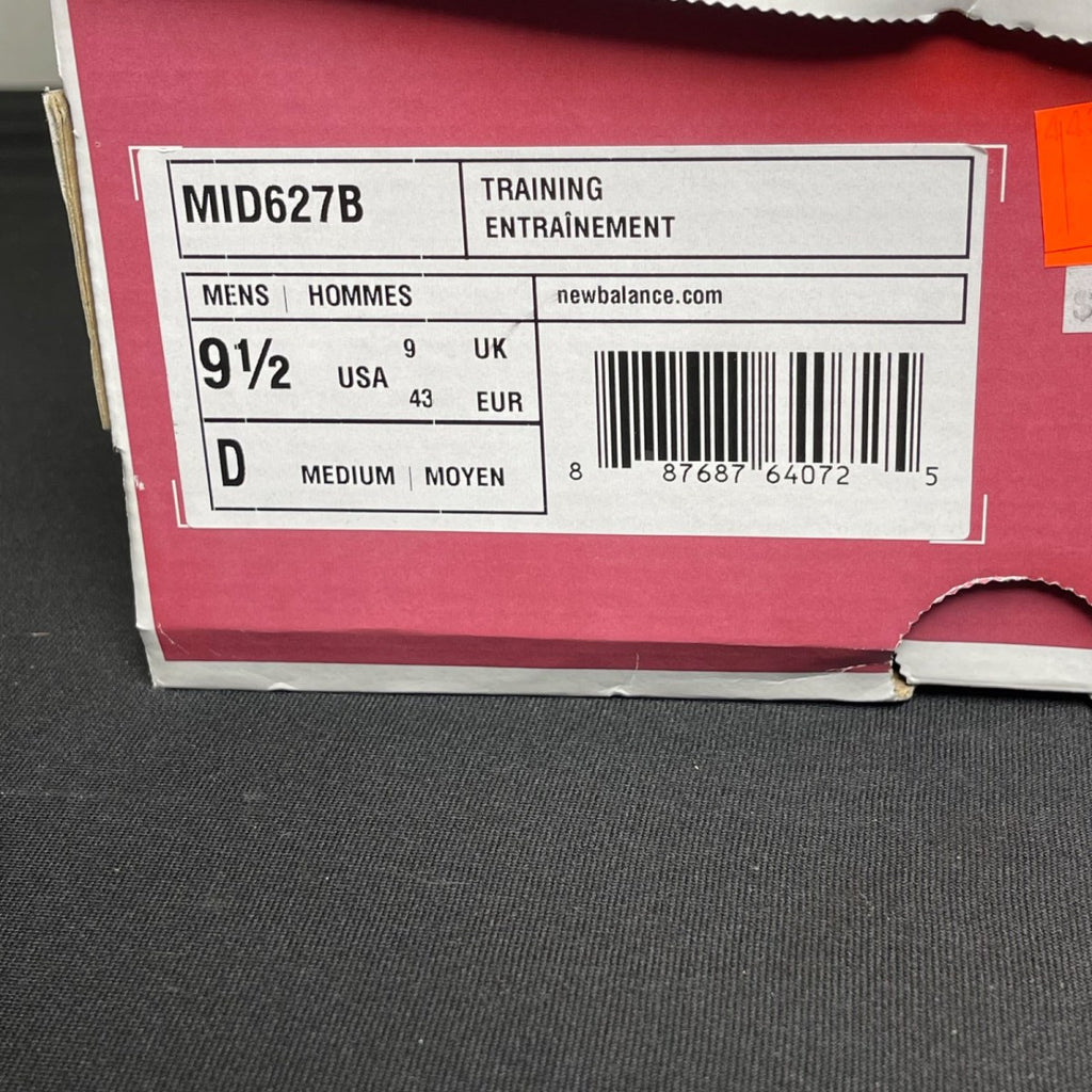 New Balance Steel Toe 627 Leather 'Triple Black' (Size 9.5) - Image 7