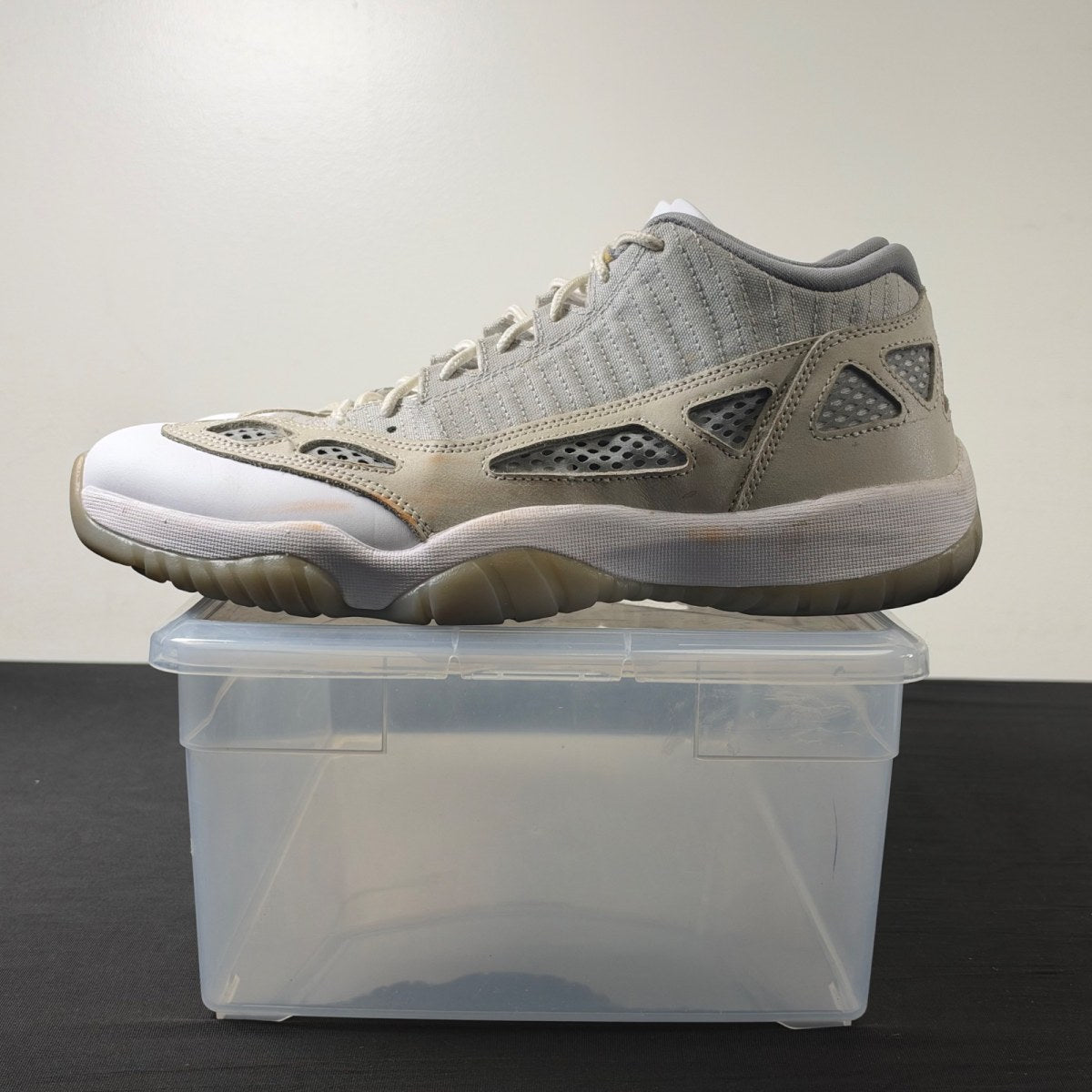 Jordan 11 Retro Low IE Light Orewood Brown (Size 12) - Image 3
