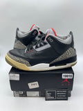 Jordan 3 Retro Black Cement (2018) 9.5 (Heavily Worn Pre-Owned) - Image 1