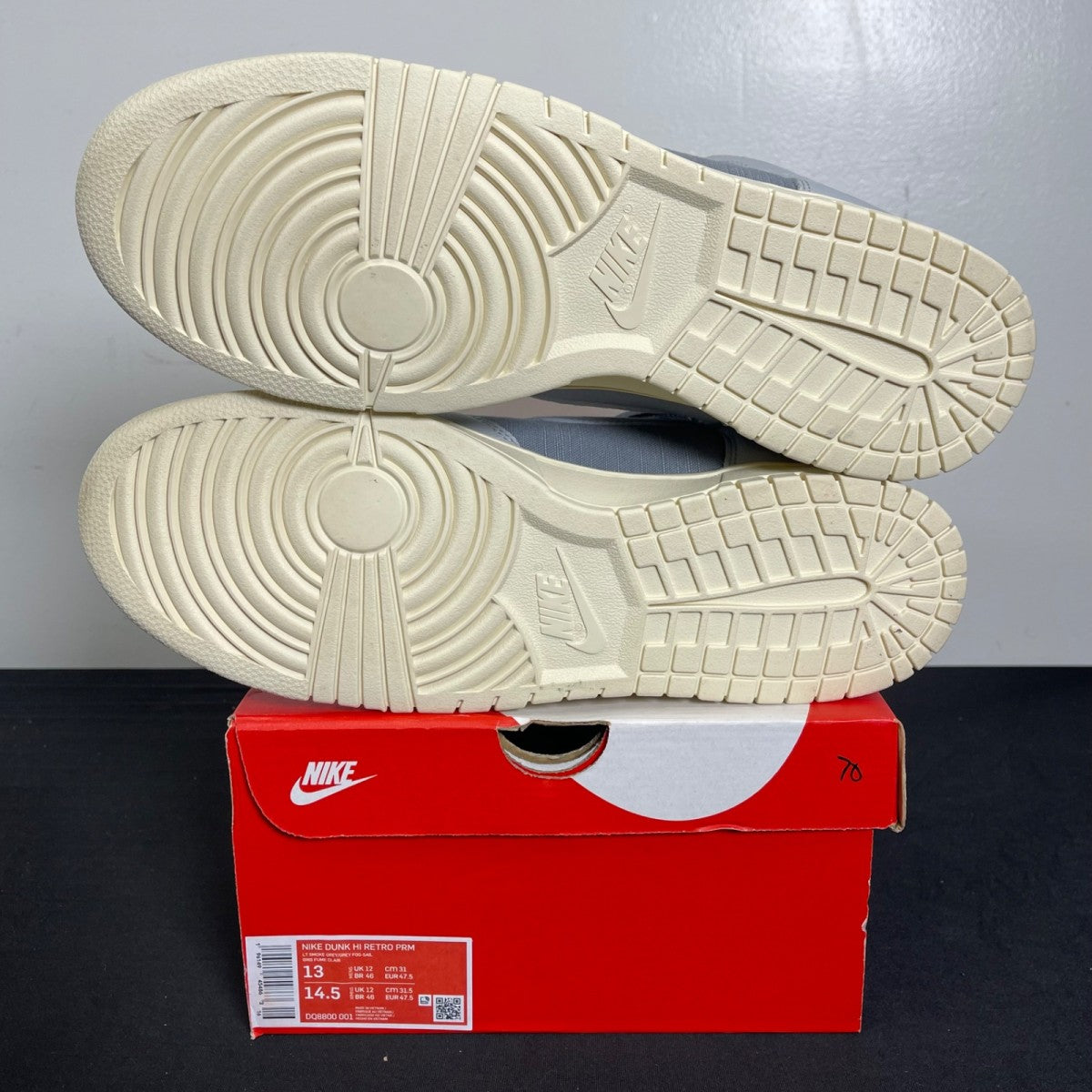 Nike Dunk High Premium Certified Fresh Particle Grey 13 (Moderately Worn Pre-Owned)Nike - Image 5