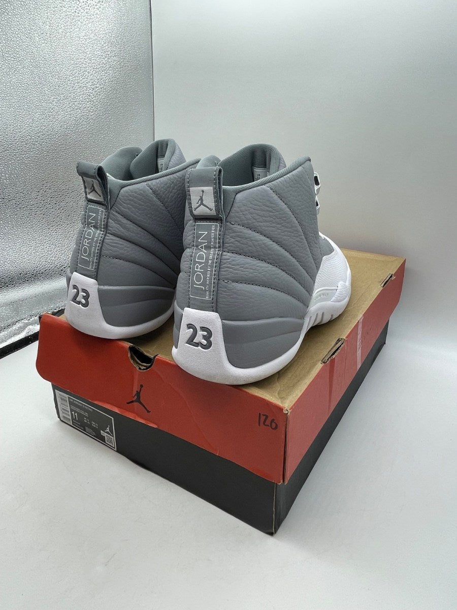 Jordan 12 Retro Stealth 11 (Moderately Worn Pre-Owned)JordanStealth/White/Cool Grey - Image 5