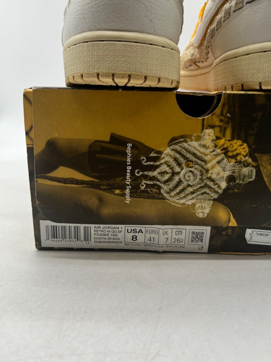 Jordan 1 Retro High OG SP Union LA Bephies Beauty Supply Summer of ‘96 8 (Lightly Worn Pre-Owned) - Image 4
