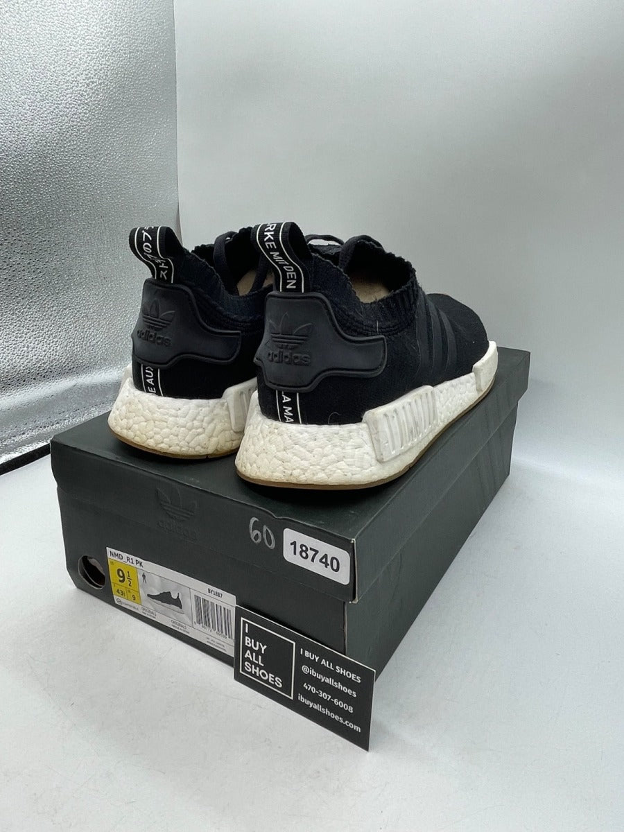 adidas NMD R1 Gum Pack Black 9.5 (Moderately Worn Pre-Owned) - Image 5