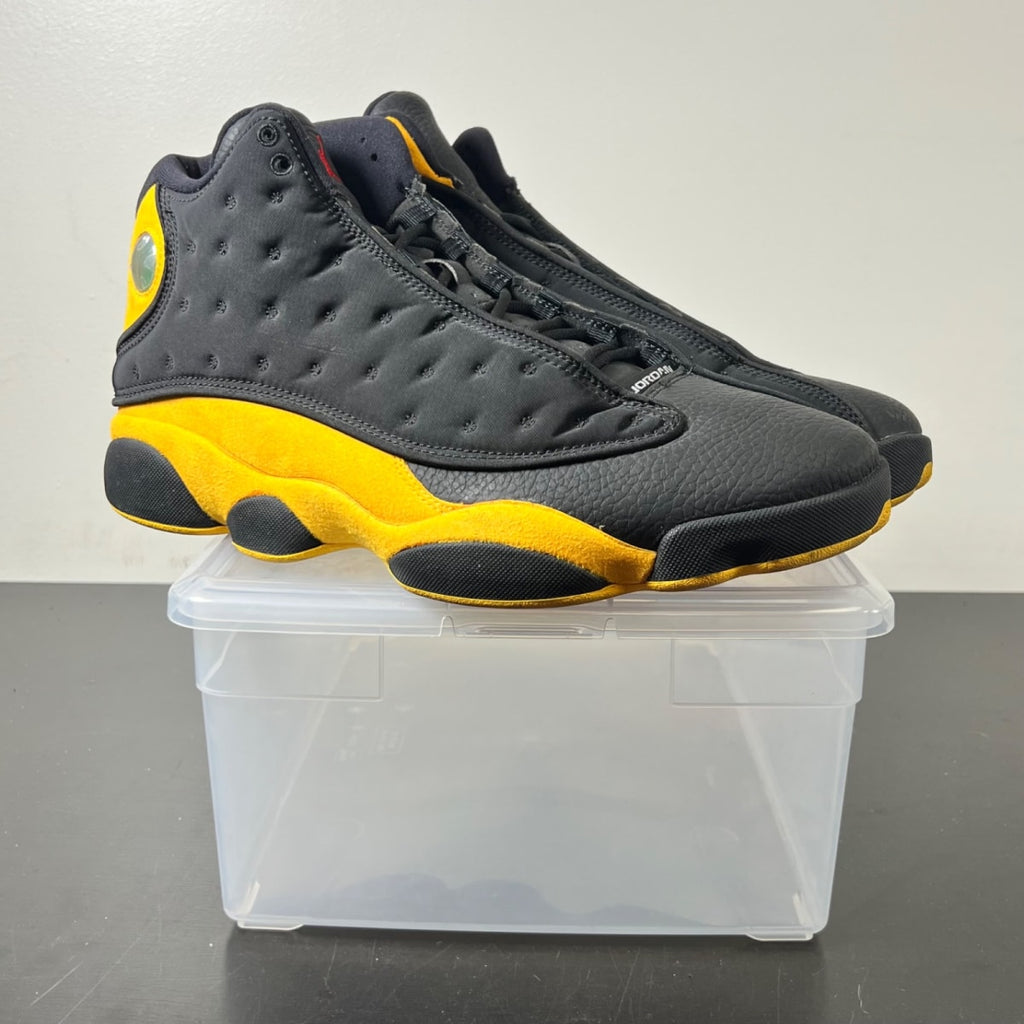 Jordan 13 Retro Carmelo Anthony Class Of 2002 (B-Grade) 12 (Lightly Worn Pre-Owned)JordanBlack/University Red-University Gold - Image 1