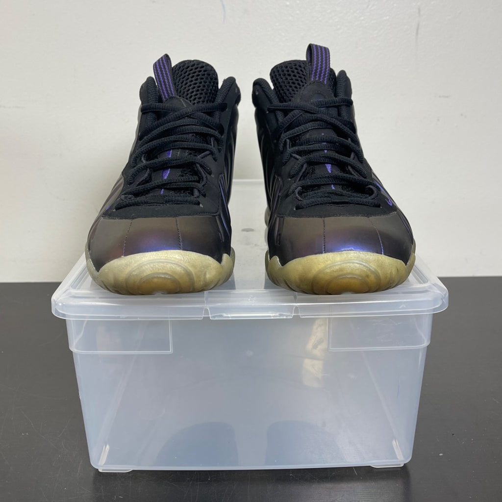 Air Nike Foamposite One Eggplant (2017) (GS) 6.5Y (Moderately Worn Pre-Owned)NikeBlack/Varsity Purple-Varsity Purple - Image 2