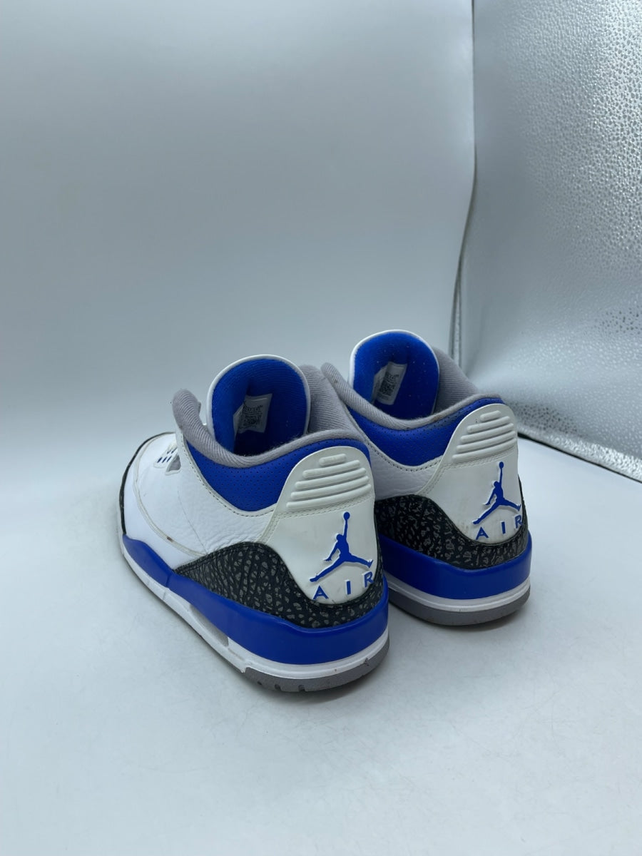 Jordan 3 Retro Racer Blue 11 (Moderately Worn Pre-Owned) - Image 4