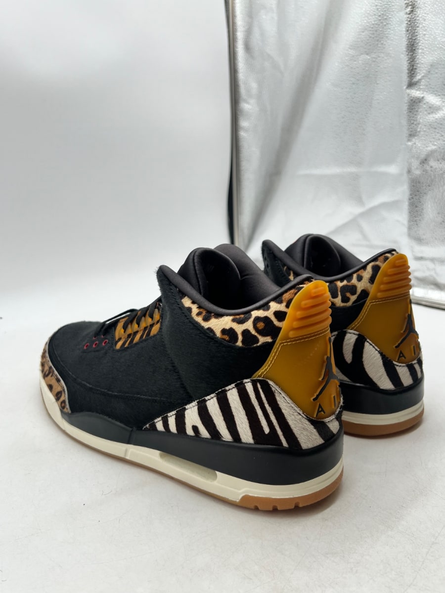 Jordan 3 Retro SE Animal Instinct 14 (Lightly Worn Pre-Owned)JordanBlack/Sail/Gum Light Brown/Multi-Color - Image 4