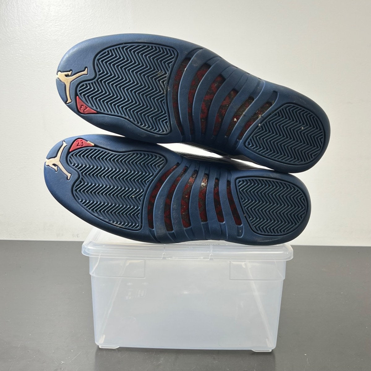 Jordan 12 Retro French Blue (2016) 11.5 (Moderately Worn Pre-Owned)JordanWhite/French Blue-Metallic Silver-Varsity Red - Image 5