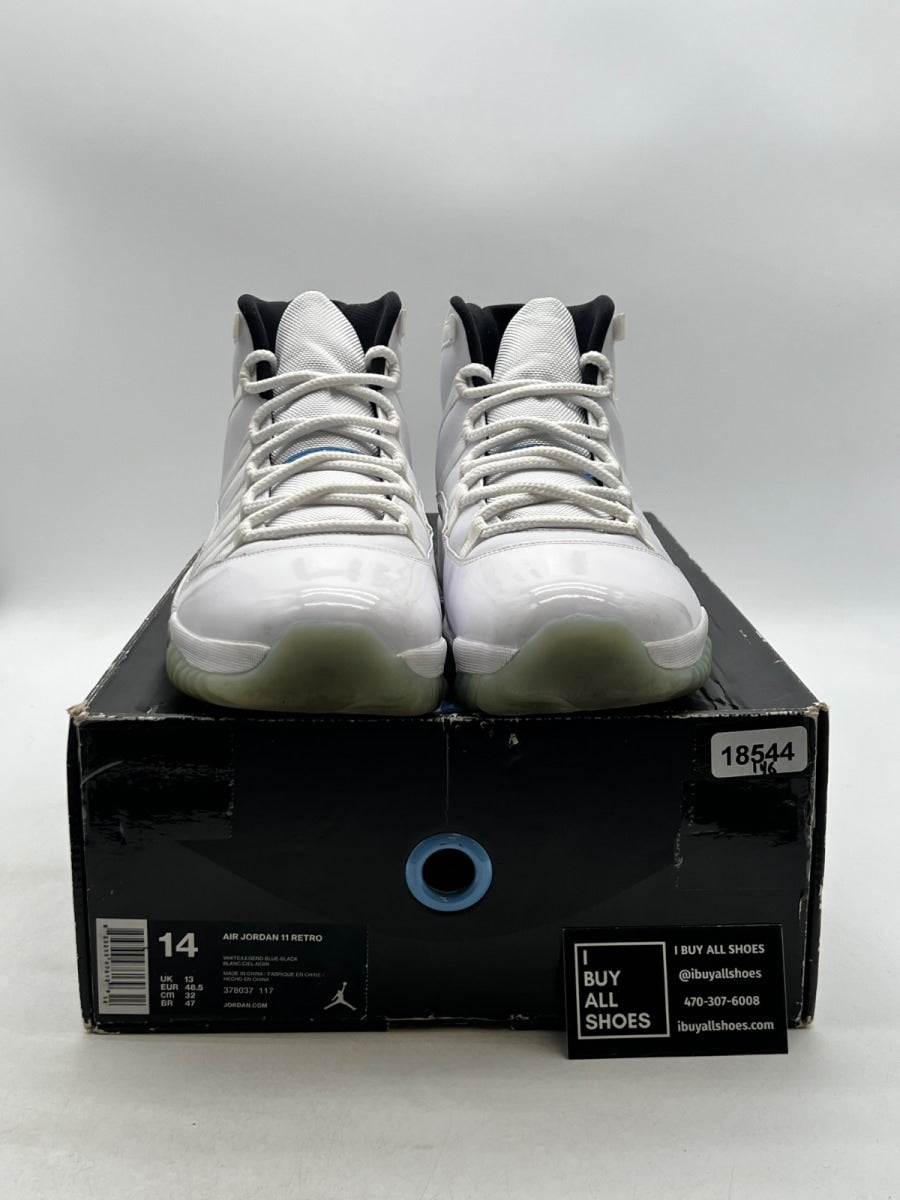 Jordan 11 Retro Legend Blue (2014) 14 (Lightly Worn Pre-Owned) - Image 2