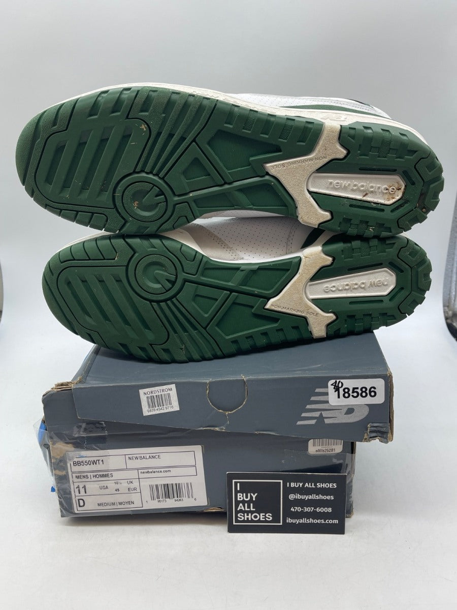 New Balance 550 White Green 11 (Moderately Worn Pre-Owned) - Image 7
