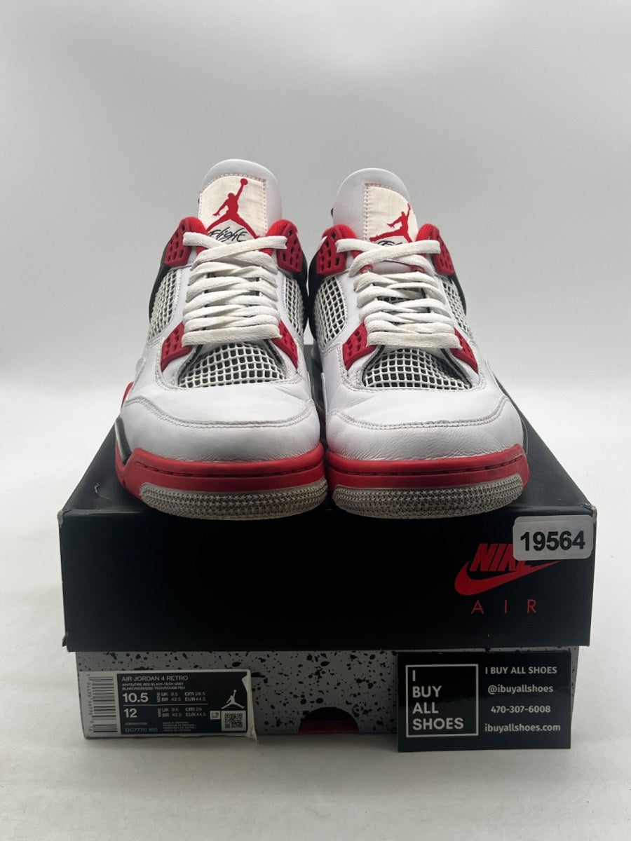 Jordan 4 Retro Fire Red (2020) 10.5 (Lightly Worn Pre-Owned) - Image 2