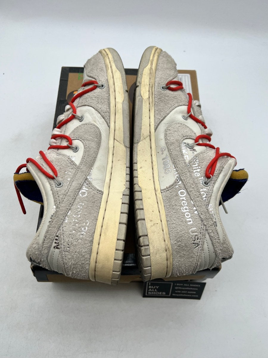 Nike Dunk Low Off-White Lot 13 12 (Heavily Worn Pre-Owned) - Image 7
