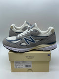 New Balance 990v4 MiUSA Grey Day (2023) 11.5 (Moderately Worn Pre-Owned)New BalanceMarblehead/Vintage Indigo - Image 1