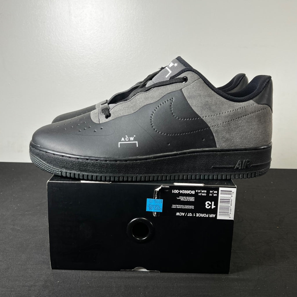 Nike Air Force 1 Low A Cold Wall Black 13 (New Pre-Owned)NikeBlack/White-Dark Grey - Image 3